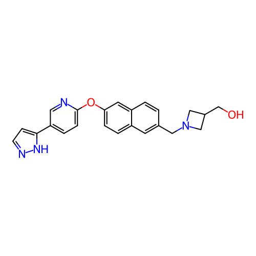 Chemical structure of BindingDB Monomer ID 289861