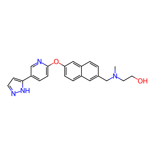 Chemical structure of BindingDB Monomer ID 289874