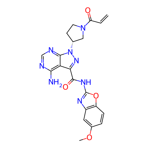 Chemical structure of BindingDB Monomer ID 291307