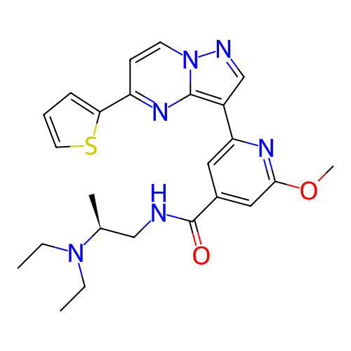 Chemical structure of BindingDB Monomer ID 292456