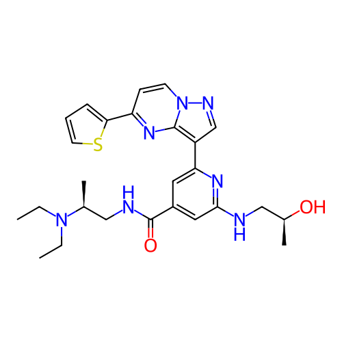 Chemical structure of BindingDB Monomer ID 292545