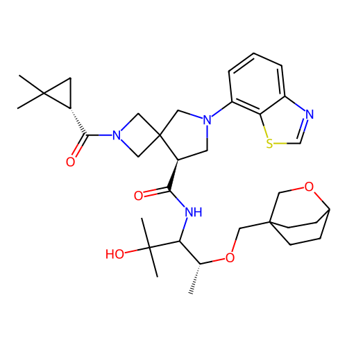 Chemical structure of BindingDB Monomer ID 292822