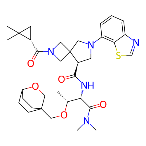 Chemical structure of BindingDB Monomer ID 292831
