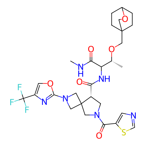 Chemical structure of BindingDB Monomer ID 292844