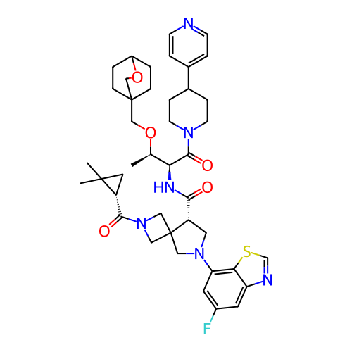 Chemical structure of BindingDB Monomer ID 292845
