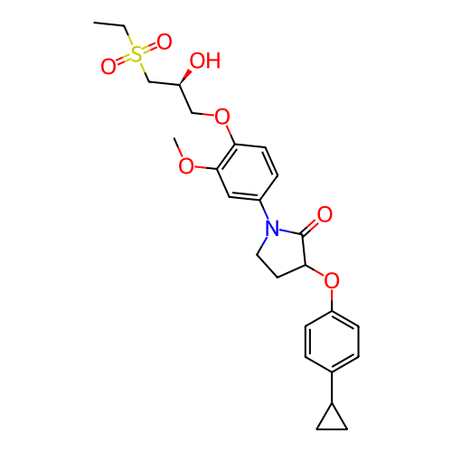 Chemical structure of BindingDB Monomer ID 294149