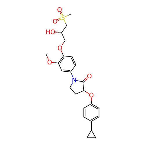 Chemical structure of BindingDB Monomer ID 294157