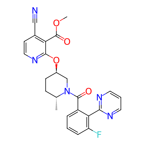 Chemical structure of BindingDB Monomer ID 294354