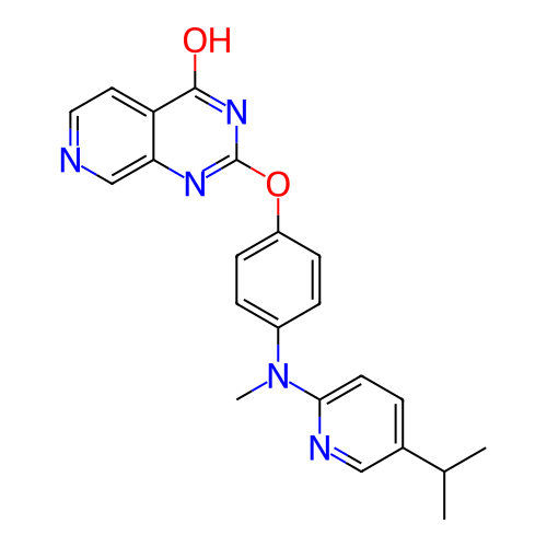 Chemical structure of BindingDB Monomer ID 296107