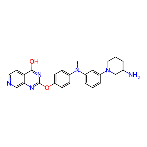 Chemical structure of BindingDB Monomer ID 296134