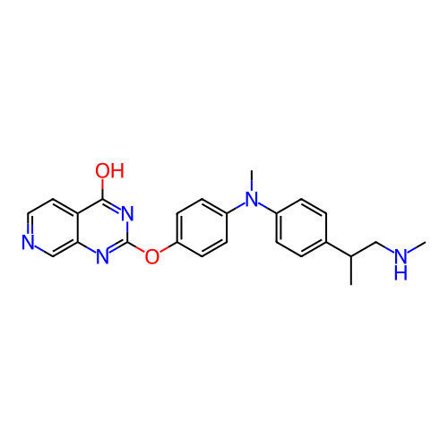 Chemical structure of BindingDB Monomer ID 296146