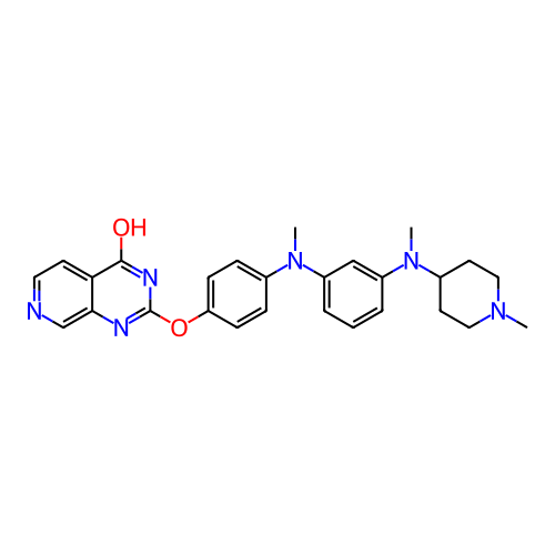 Chemical structure of BindingDB Monomer ID 296166