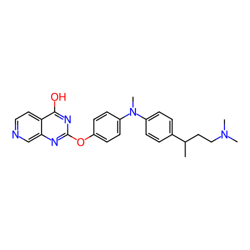 Chemical structure of BindingDB Monomer ID 296190