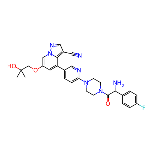 Chemical structure of BindingDB Monomer ID 296543
