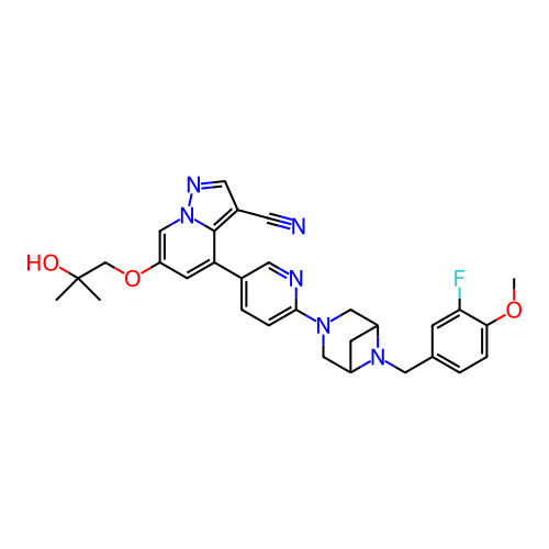 Chemical structure of BindingDB Monomer ID 296589