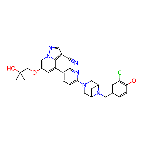 Chemical structure of BindingDB Monomer ID 296590
