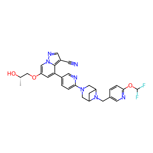 Chemical structure of BindingDB Monomer ID 296745
