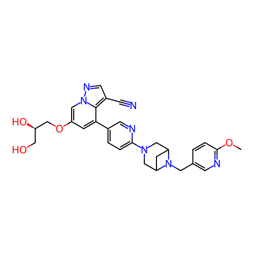 Chemical structure of BindingDB Monomer ID 296747