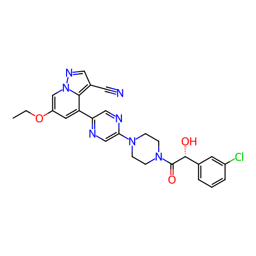 Chemical structure of BindingDB Monomer ID 296807