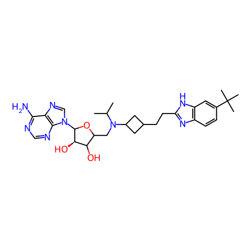 Chemical structure of BindingDB Monomer ID 297390