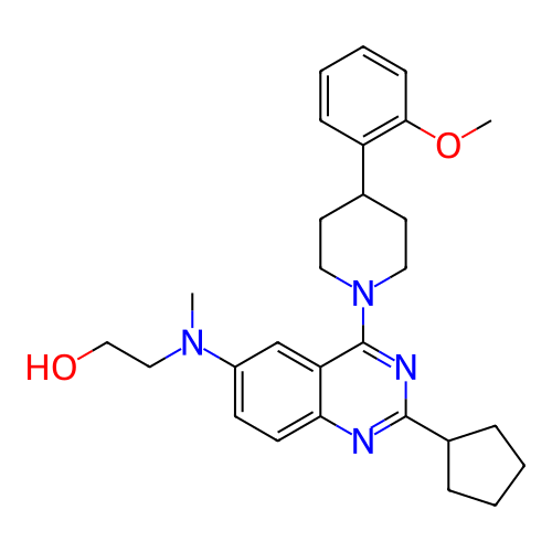Chemical structure of BindingDB Monomer ID 297536