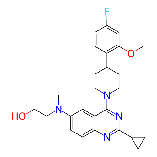Chemical structure of BindingDB Monomer ID 297606