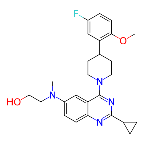 Chemical structure of BindingDB Monomer ID 297607