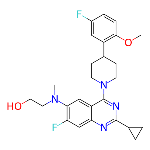 Chemical structure of BindingDB Monomer ID 297609