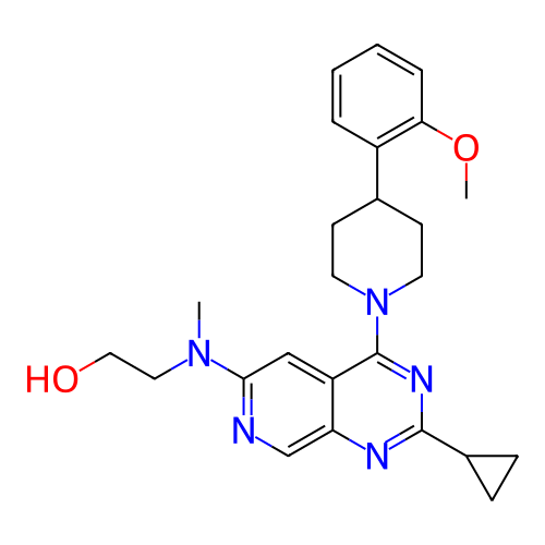 Chemical structure of BindingDB Monomer ID 297635