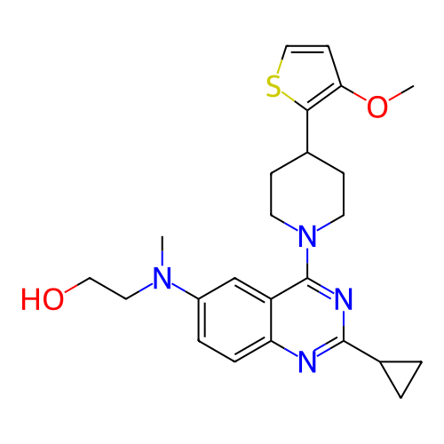 Chemical structure of BindingDB Monomer ID 297636