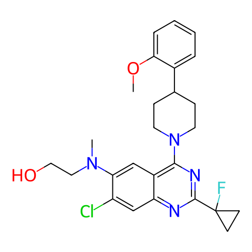 Chemical structure of BindingDB Monomer ID 297670