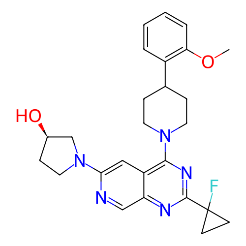 Chemical structure of BindingDB Monomer ID 297694