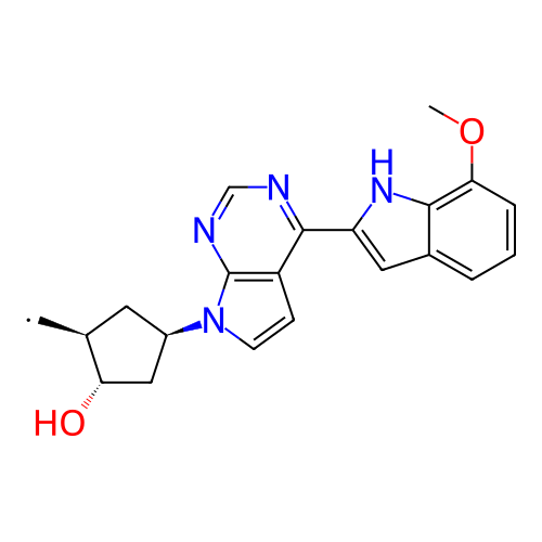 Chemical structure of BindingDB Monomer ID 299282