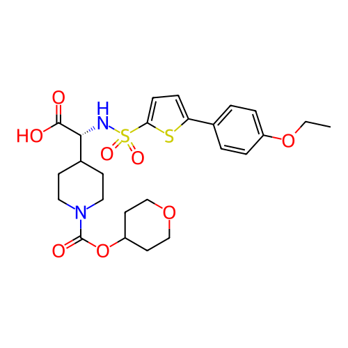 Chemical structure of BindingDB Monomer ID 30384