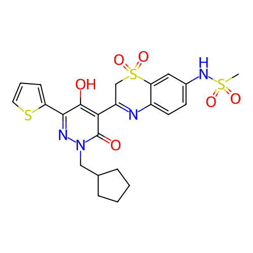 Chemical structure of BindingDB Monomer ID 30459