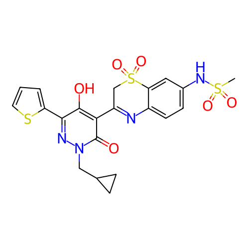 Chemical structure of BindingDB Monomer ID 30460