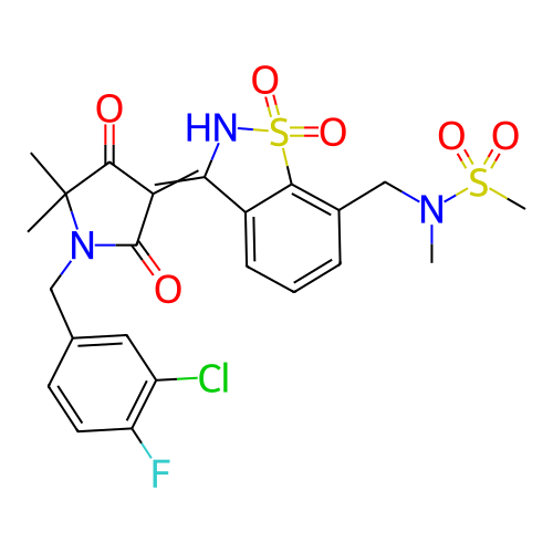 Chemical structure of BindingDB Monomer ID 30500