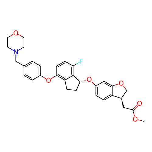 Chemical structure of BindingDB Monomer ID 301722