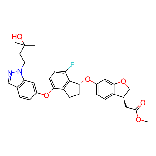 Chemical structure of BindingDB Monomer ID 301774