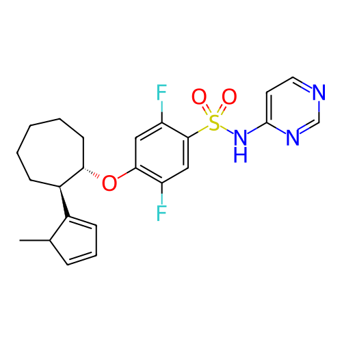 Chemical structure of BindingDB Monomer ID 301800
