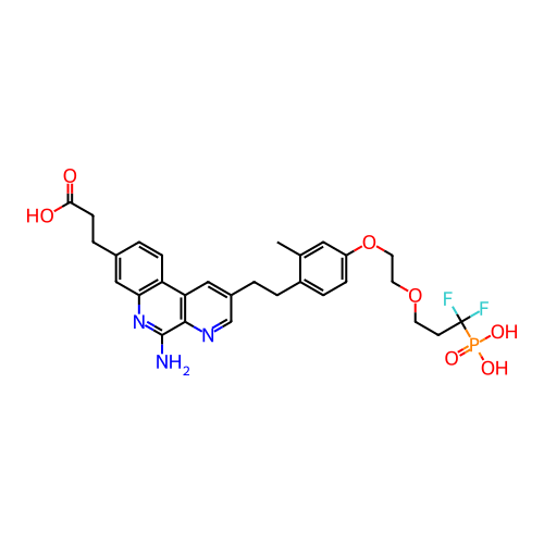 Chemical structure of BindingDB Monomer ID 301804
