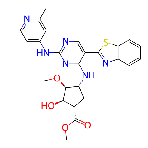 Chemical structure of BindingDB Monomer ID 303007