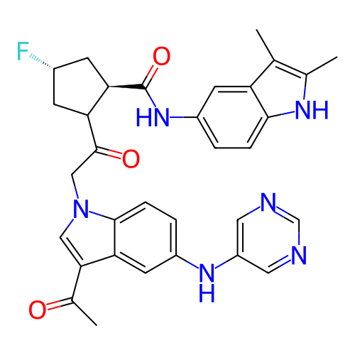 Chemical structure of BindingDB Monomer ID 303033