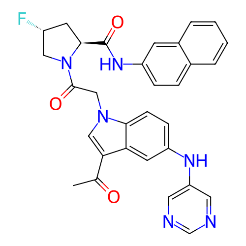 Chemical structure of BindingDB Monomer ID 303041