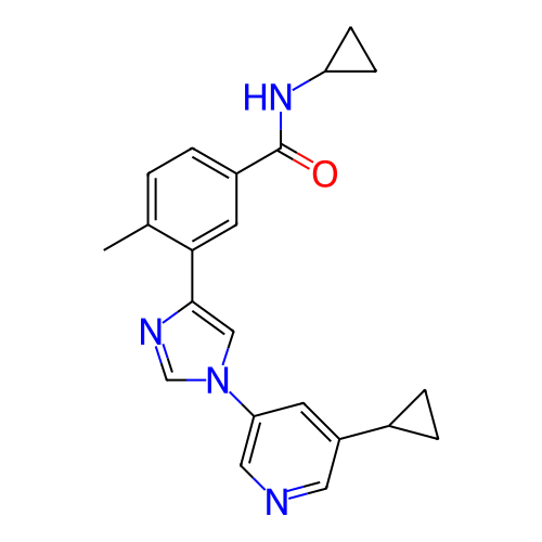 Chemical structure of BindingDB Monomer ID 303356
