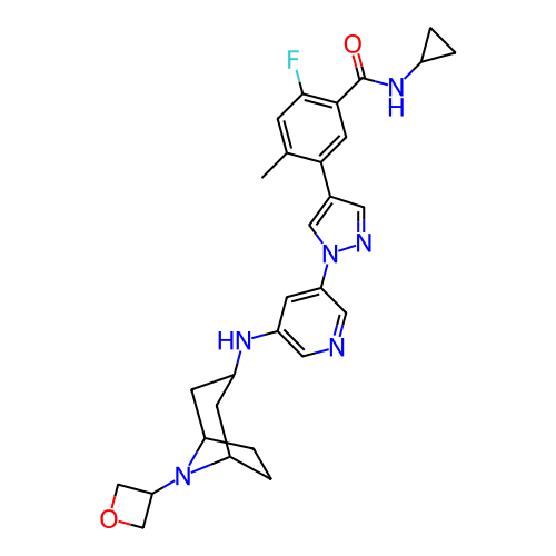 Chemical structure of BindingDB Monomer ID 303360