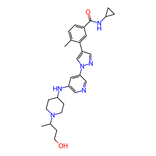 Chemical structure of BindingDB Monomer ID 303425
