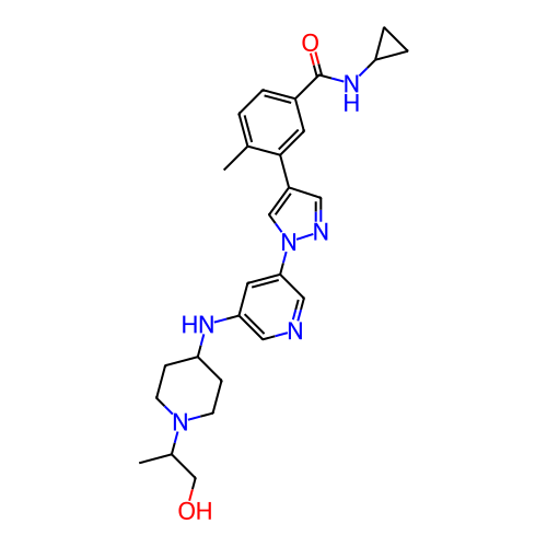 Chemical structure of BindingDB Monomer ID 303429