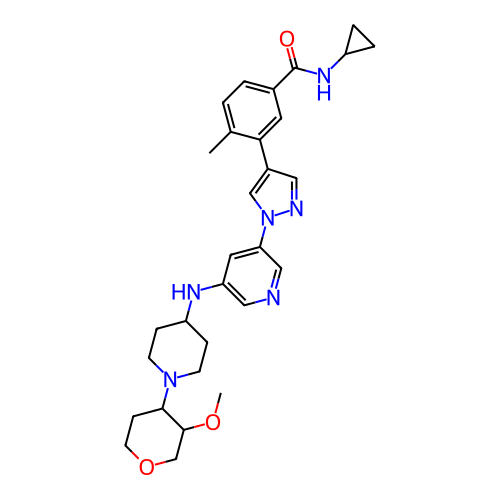 Chemical structure of BindingDB Monomer ID 303435