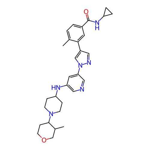Chemical structure of BindingDB Monomer ID 303436